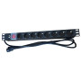 NaviaTec PDU (Power Distribution Unit) sa 8x Schuko priključaka, kabel C14, 19"