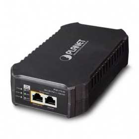 Planet Single-Port 1GbE 802.3bt PoE Injector (95 Watts, internal PWR)