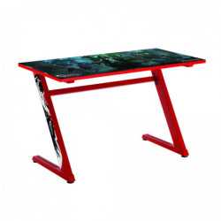 WHITE SHARK gaming stol ZZ-RED 120x60x72,5 cm