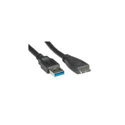 Roline USB3.0 kabel TIP A(M) - Micro B(M), 0.8m