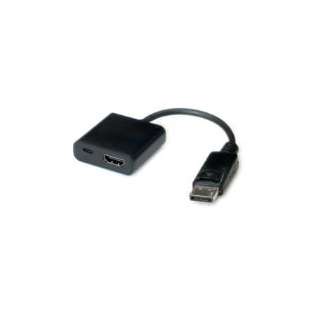 Roline VALUE adapter/kabel HDMI - DisplayPort, F/M, v1.2, 0.15m