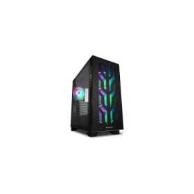 Sharkoon ELITE SHARK CA300T Tower E-ATX kućište bez napajanja, prozirne bočne stranice, prednji/stražnji RGB ventilatori