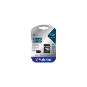 Verbatim memorijska kartica PRO Micro SDXC 128GB, U3, V30, Class 10 Card + adapter