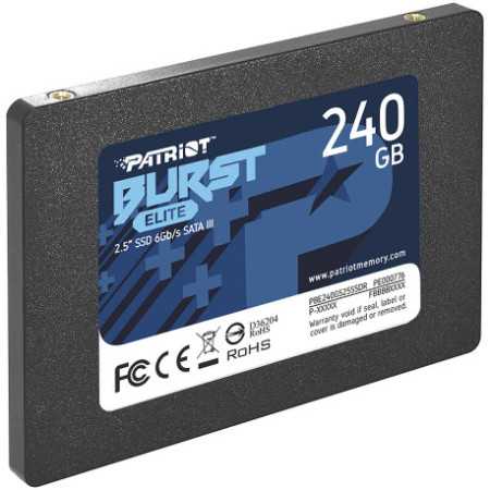 Patriot SSD Burst Elite R450/W320, 240GB, 7mm,2.5"