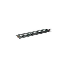 Roline Cat.6/ClassE 19" Patch Panel 24-porta UTP, crni