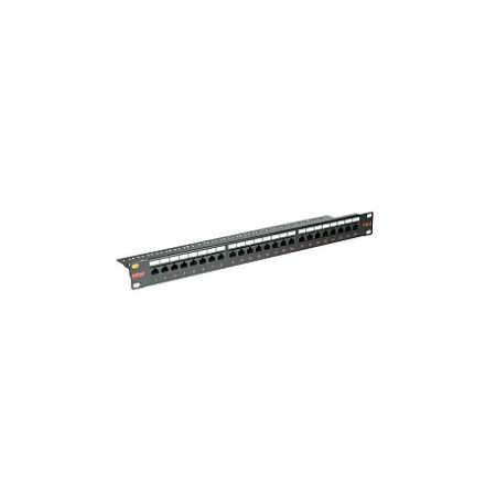 Roline Cat.6/ClassE 19" Patch Panel 24-porta UTP, crni