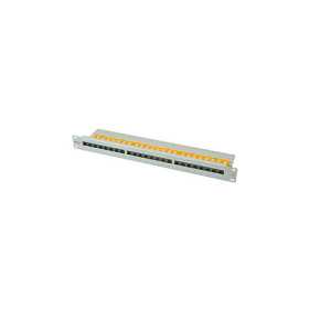 Roline Cat.6/ClassE 19" Patch Panel 24-porta UTP, svijetlo sivi