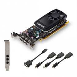 Quadro P400, 2GB GDDR5, PCIe 3.0 x16, 3x mDP-DP, 1x DVI, Low Profile, PNY