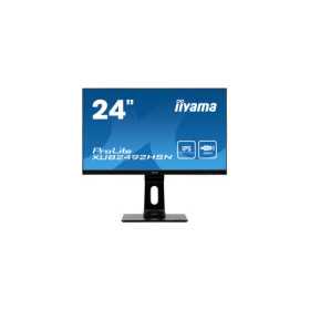 IIYAMA 24" XUB2492HSN-B1 (23.8") 1920×1080 IPS, Ultraslim, Pivot, 4ms, HDMI/DP, USB-C 65W, RJ45, 2×USB3.0, zvučnici, crn