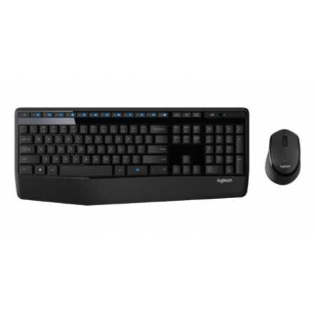 Logitech MK345 bežična tipkovnica i miš, crna