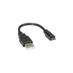 Roline USB2.0 kabel TIP A(M) na Micro B(M), 0.15m