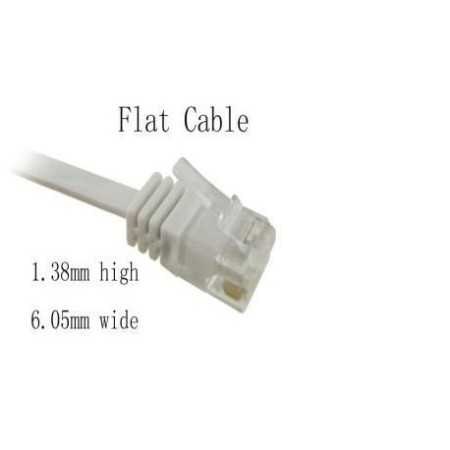 NaviaTec Cat6 patch cable flat, copper 10m