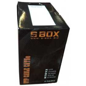 SBOX Kabel UTP Cat 5e, 305m, sivi, 24AWG