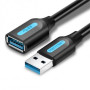 Vention USB 3.0 A Male to A Female Extension Cable 3M Black PVC Type