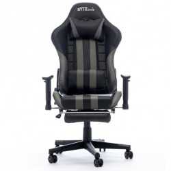 Gaming chair Bytezone PYTHON, massage cushion / Bluetooth speakers (black-gray)
