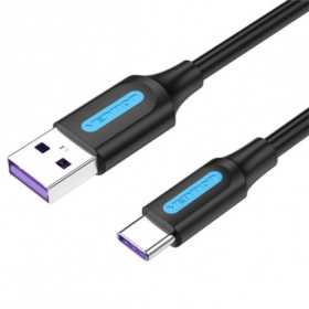 Vention USB 2.0 A Male to C Male 5A Cable 1M Black