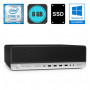 HP EliteDesk 800 G3 SFF i3-6100, 8GB DDR4, 120GB SSD + 500GB