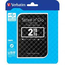 Externi hard disk Verbatim 53195 Store'n'Go 2.5" 2TB USB 3.0 Gen2 black