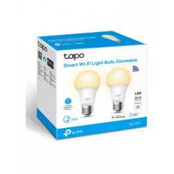 TP-Link Tapo L510E Smart Wi-Fi Light Bulb, Dimmable, E27 base, 2700K, 220V, 50/60 Hz, 60W Equivalent