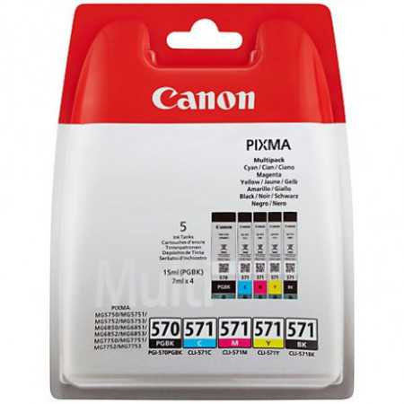 Canon tinta PGI-570 + CL-571 BCMY multipack