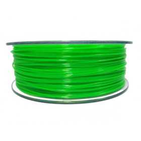 Filament for 3D, PET-G, 1.75 mm, 1 kg, green trans