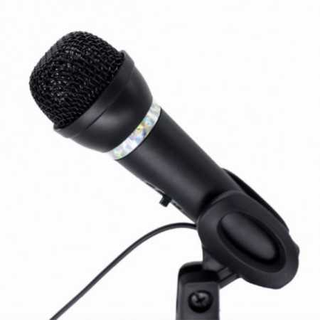 Gembird Condenser microphone with desk-stand, black