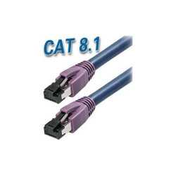 Transmedia Cat8.1 SFTP Kabel 1m, dark blue