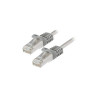Transmedia CAT6a SFTP Patch Cable 5,0m grey