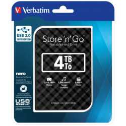 Externi hard disk Verbatim 53223 Store'n'Go 2.5" 4TB USB 3.0 Gen2 black