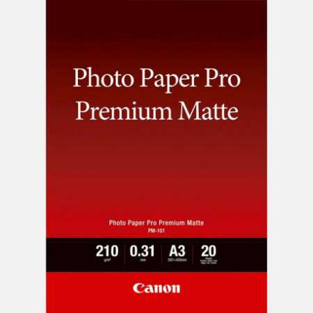 Canon Photo Paper Premium Matte PM101 - A3- 20L