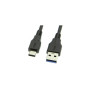 Roline USB3.1 kabel TIP A-C M/M, 0.5m, crni