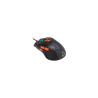 Wired Gaming Mouse with 8 programmable buttons, sunplus optical 6651 sensor, 4 levels of DPI default