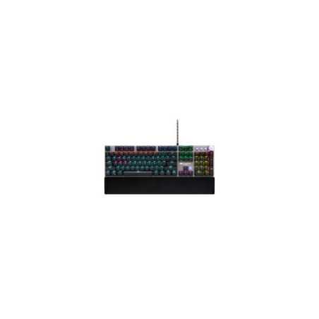Wired Gaming Keyboard,Black 104 mechanical switches,60 million times key life, 22 types of lights,Re