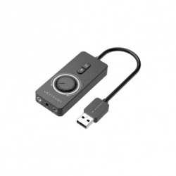 Vention USB 2.0 External Stereo Sound Adapter with Volume Control, 0.5m