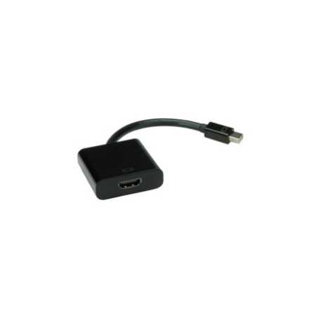 Roline VALUE adapter/kabel Mini DisplayPort - HDMI, M/F, 0.15m