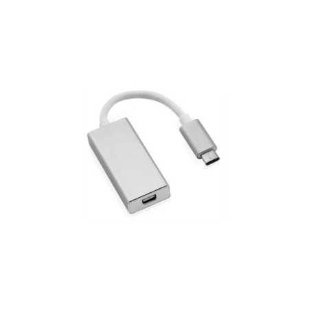 Roline adapter USB-C - Mini DisplayPort v1.2, M/F, 0.1m