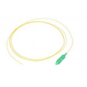 NFO Fiber optic pigtail SC APC, SM, G.652D, 900um, 1,5m, LSZH