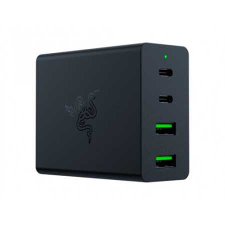 Razer 4-port USB-C 130W GaN, 2x USB-C PD 100W, 2x USB-A 18W