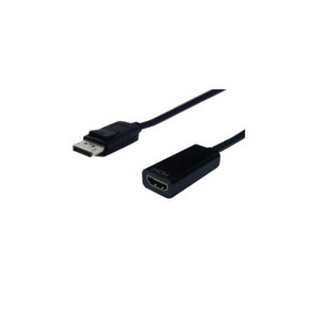 STANDARD adapter/kabel DisplayPort - HDMI, M/F, v1.2, 0.15m