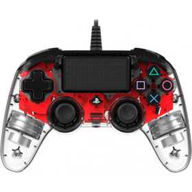 NACON PS4 TRANSPARENTEN GAMEPAD, CRVENI