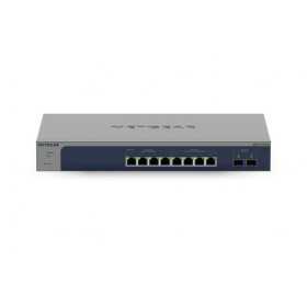 NETGEAR 8-Port Multi-Gigabit/10G Ethernet Smart Switch with 2 SFP+ Ports (MS510TXM) Upravljano L2+ 10G Ethernet (100/1000/100