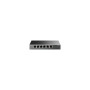 4-port 10/100Mbps Unmanaged PoE+ Switch with 2 10/100Mbps uplink ports, meta case, desktop mount, 4