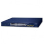 Planet 24-Port 10 100 1000T 4-Port 100 1000X SFP Managed Gigabit Switch