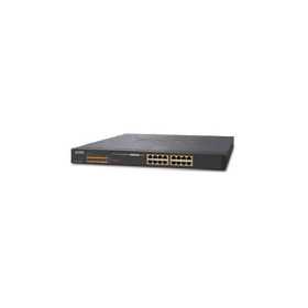 PLANET Gigabit PoE preklopnik 16-port 10/100/1000T 802.3at PoE + 2-Port 1000X SFP (240W)