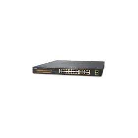 PLANET Gigabit PoE preklopnik 24-port 10/100/1000Mbps 802.3at + 2-port 1000X SFP (220W)