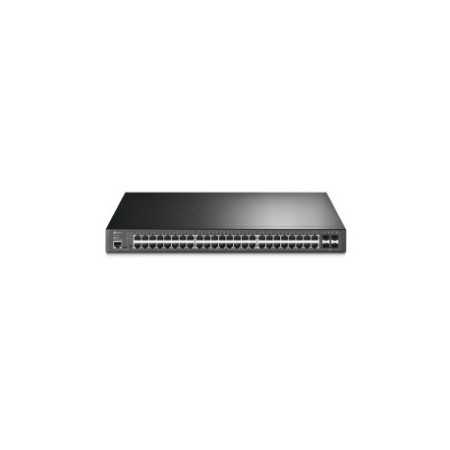 TP-Link Omada JetStream 48-port Gigabit L2 Smart PoE+ preklopnik, 48×10/100/1000 RJ45 ports, 4×SFP Gigabit, 1×RJ45 conso