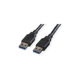 Roline USB3.2 Gen 1 kabel, TIP A-A M/M, 3.0m, crni