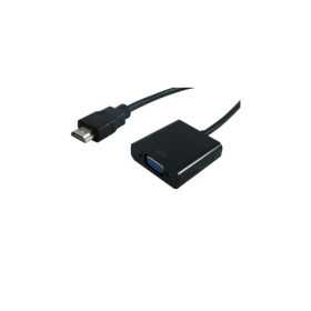 STANDARD adapter/kabel HDMI - VGA, M/F, 0.15m