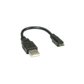 Roline USB2.0 kabel TIP A(M) na Micro B(M), 0.15m, crni