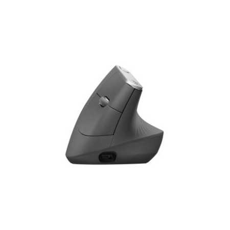 Logitech MX Vertical Advanced Ergonomic bežični optički miš, USB, grafit (910-005448)